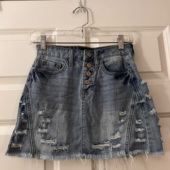 Vervet jean skirt - Picture 1 of 3